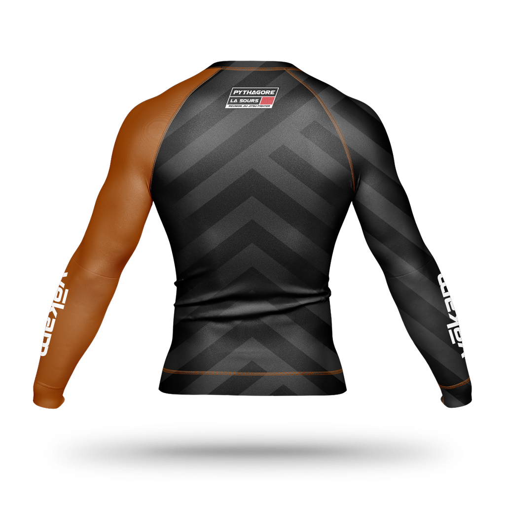 PYTHAGORE LA SOURS Rashguard manches longues [Marron]