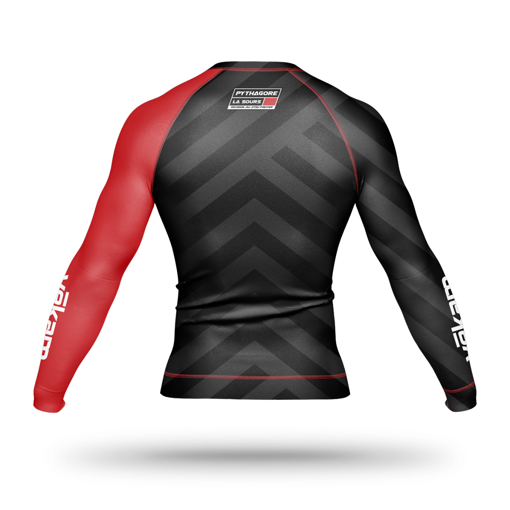 PYTHAGORE LA SOURS Rashguard manches longues [Rouge]