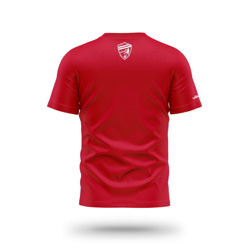 CHAUDRON HBCED T-shirt H ROUGE