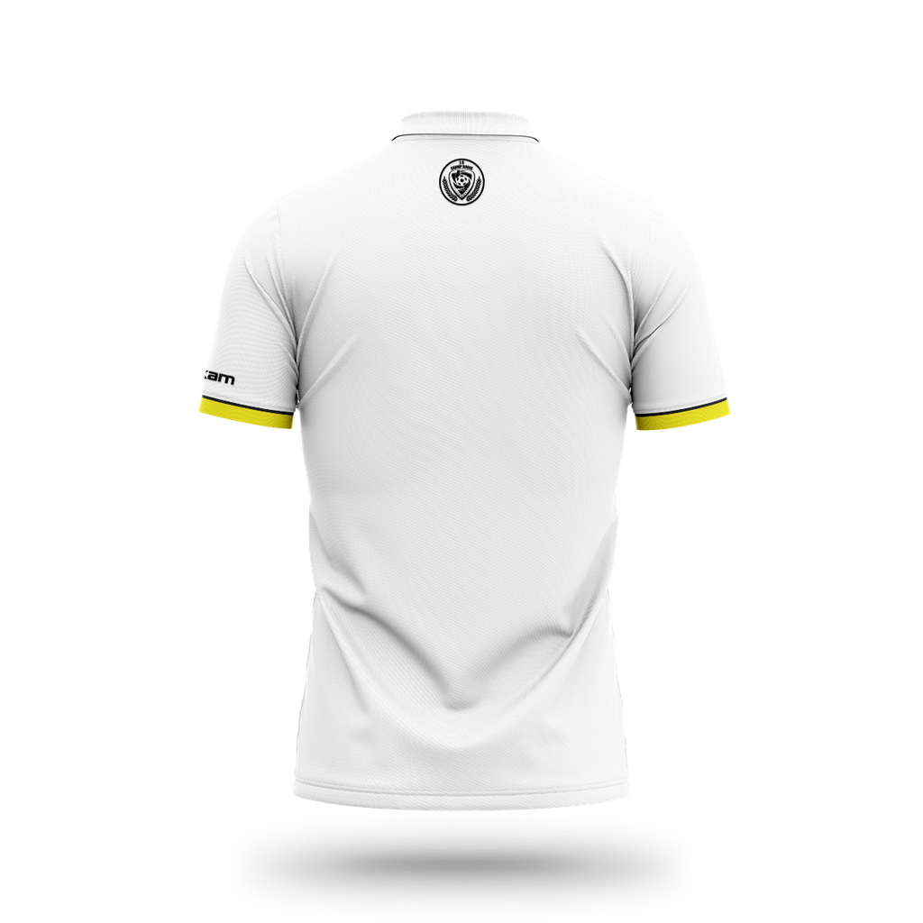 JS CHAMPBORNOISE Polo sport H Blanc-Jaune-Noir
-1