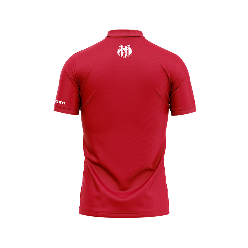 RC SAINT-PIERRE Polo sport H - Rouge