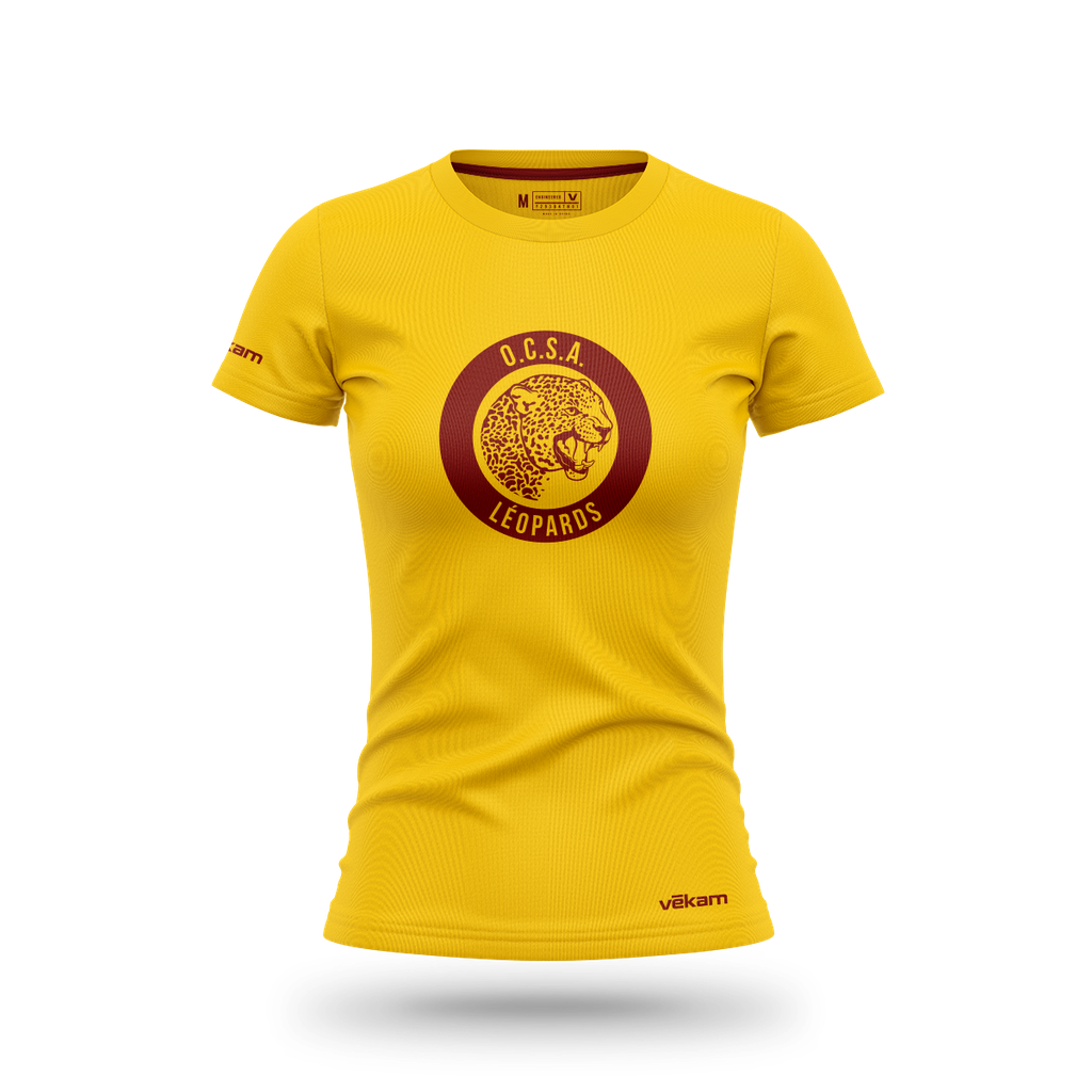 OCSA Léopards T-shirt F Jaune