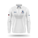 LRVB Polo manche longue Arbitre H - Blanc