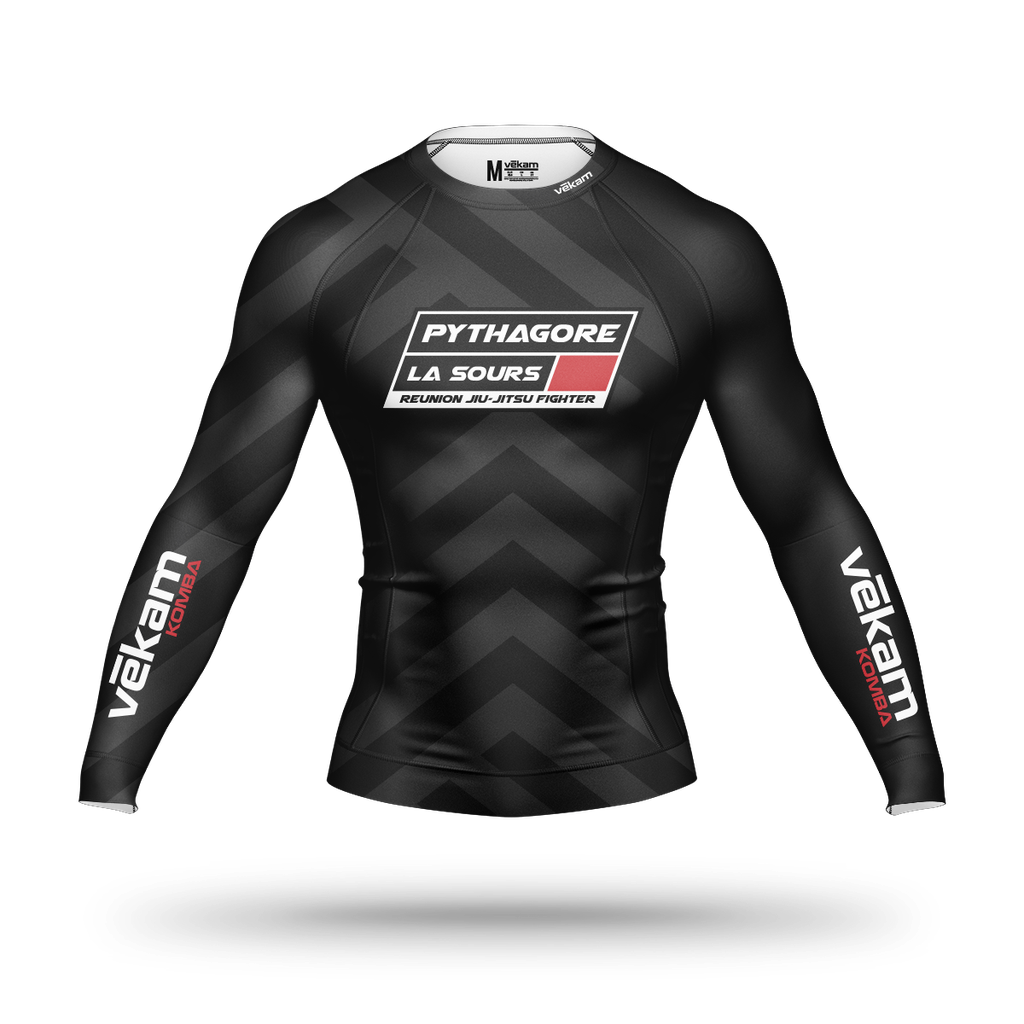 PYTHAGORE LA SOURS Rashguard manches longues H [Noir]