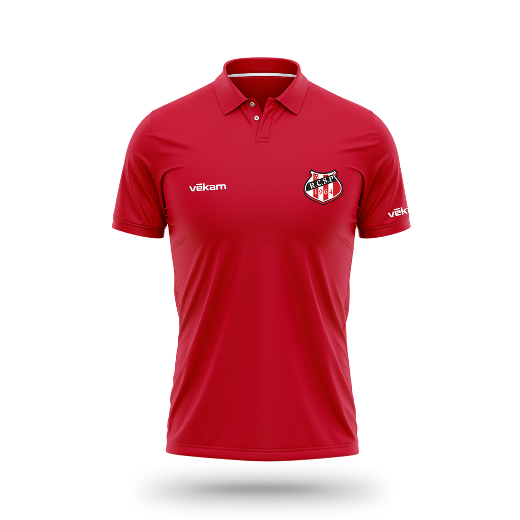 RC SAINT-PIERRE Polo sport H - Rouge