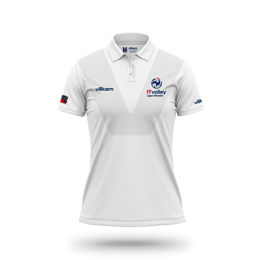 LRVB Arbitre Polo sport Blanc F