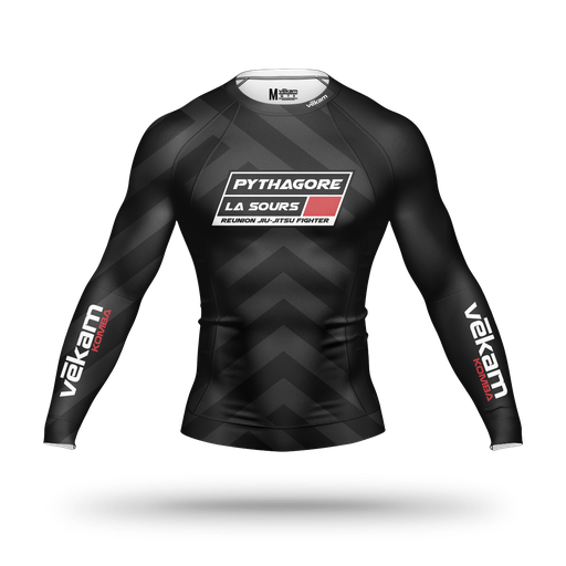 PYTHAGORE LA SOURS Rashguard manches longues H [Noir]