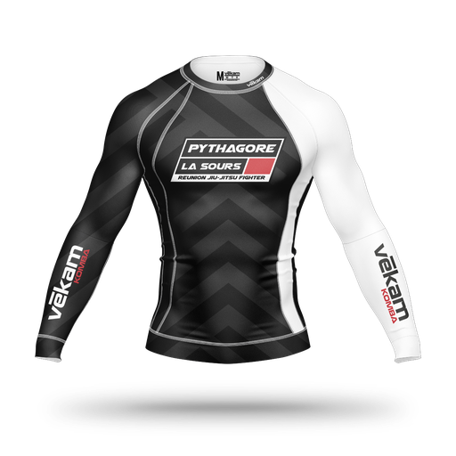 PYTHAGORE LA SOURS Rashguard manches longues H [Blanc]