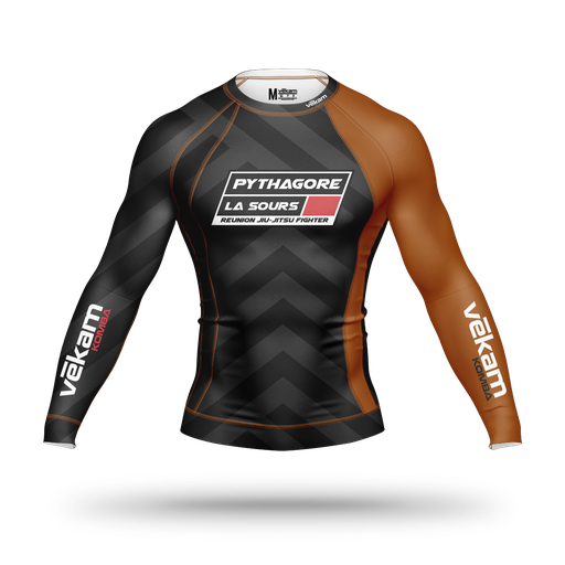 PYTHAGORE LA SOURS Rashguard manches longues H [Marron]