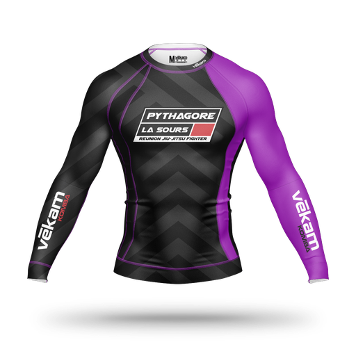 PYTHAGORE LA SOURS Rashguard manches longues H [Violet]